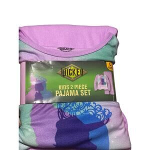 Wicked lavender L 10/12 pajama set fleece long sleeve long pants polyester nwt